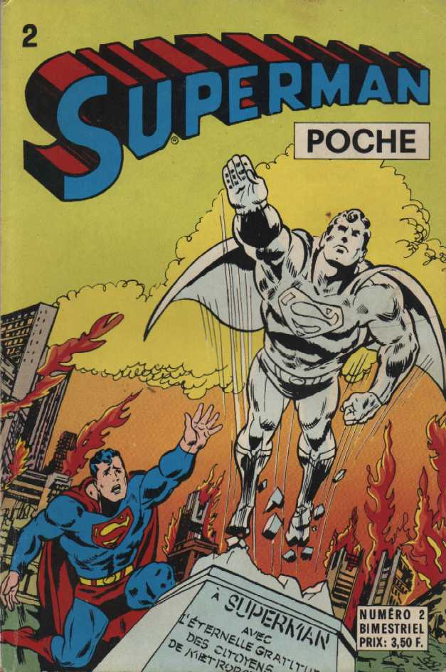 Scan de la Couverture Superman Poche n 2